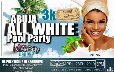 Abuja All White Pool Party